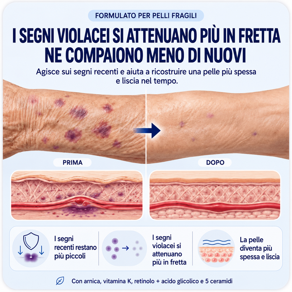 Crema anti-lividi per pelli fragili